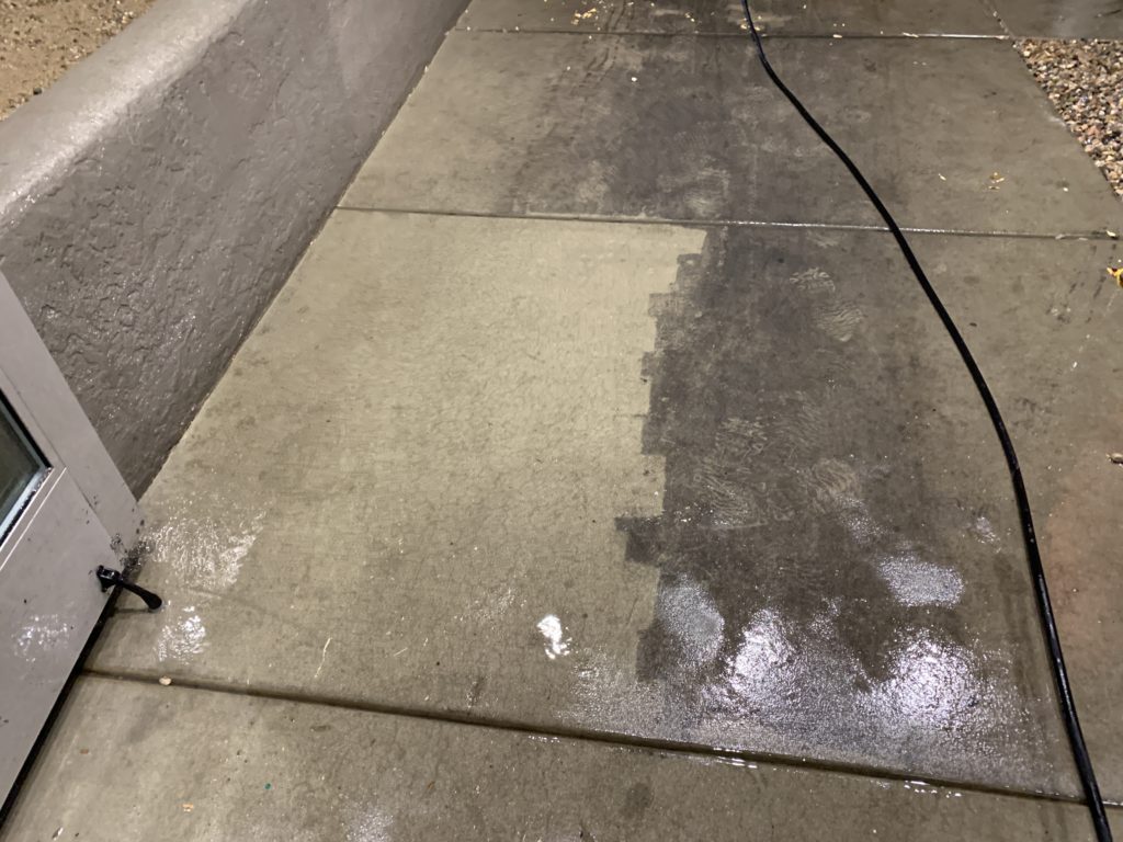 pressure washing